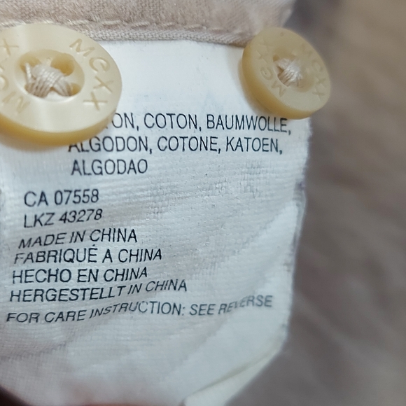 Mexx Mens Button Down Casual Long Sleeve Shirt, Size Large - Picture 6 of 8